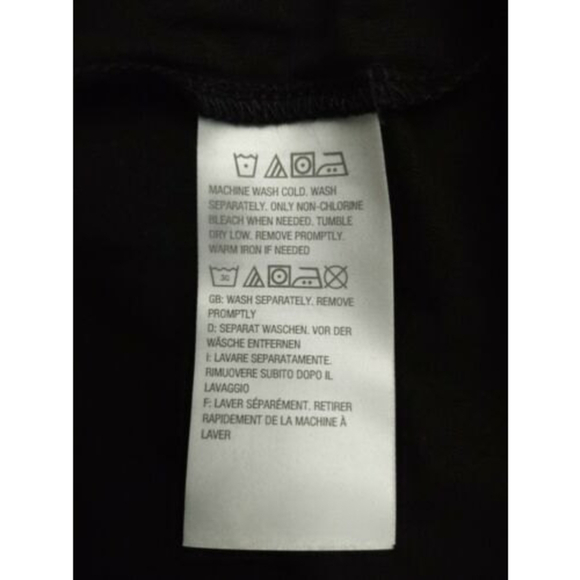 LOGO 3X Lori Goldstein Womens Asymmetrical Hem Tunic Stretch Black Medium - Picture 4 of 5